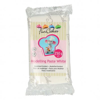Modelleringspasta - Vit - FunCakes