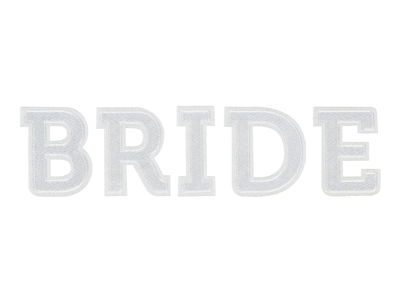 Påtrykbart Märke Bride Vit