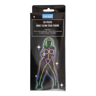 Glow in the dark Stickers Vuxen Kvinna