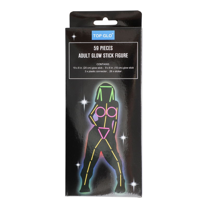 Glow in the dark Stickers Vuxen Kvinna