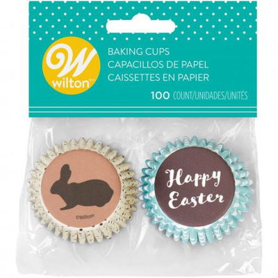 Muffinsformar - Mini - Happy Easter - Wilton