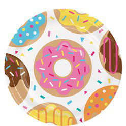 Papptallrikar - Donut Party**