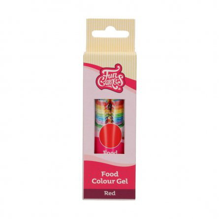 Geléfärg - Röd - FunCakes - 30g