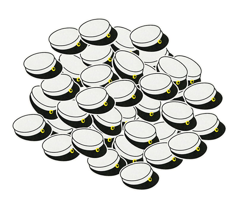 Studentdekoration paket guld