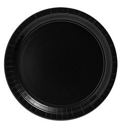 Papptallrikar - Svarta