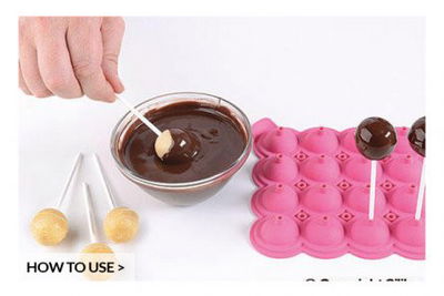 Silikonform - Cake Pops