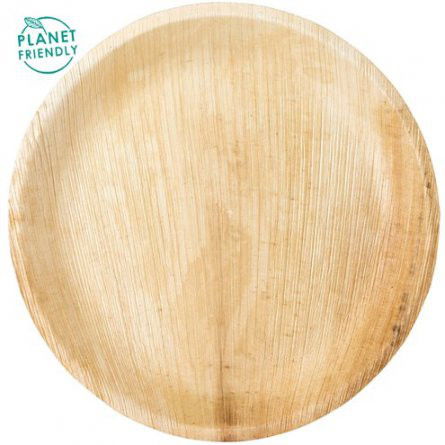 Trätallrikar - Palm Leaf - 25cm