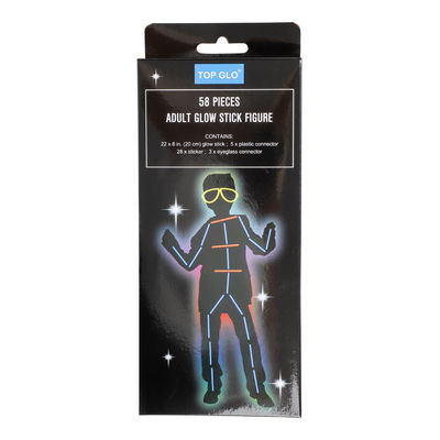 Glow in the dark Stickers Vuxen Man