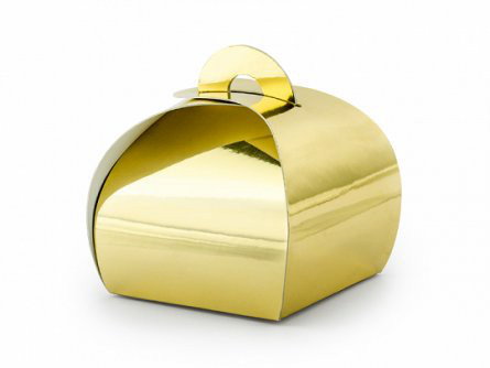 Presentask - 10-pack - Guldmetallic