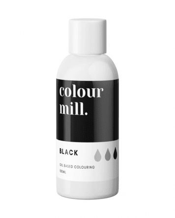 Ätbar färg - Colour Mill - Black - 100ml