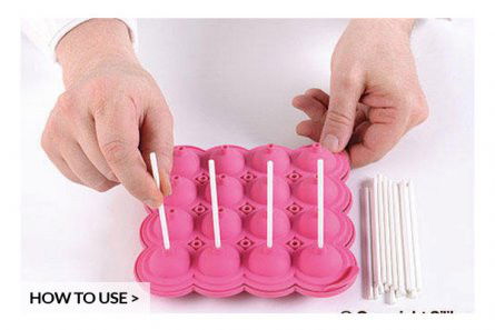 Silikonform - Cake Pops