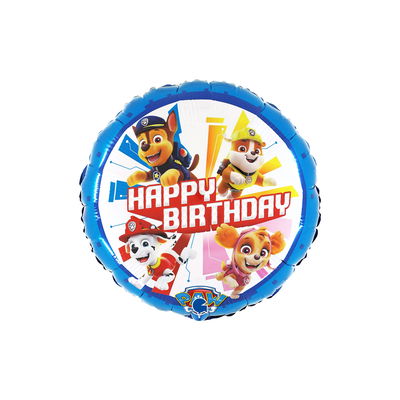 Paw Patrol Happy Birthday Folieballong