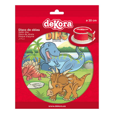 Tårtbild Dinosaurie Dino Adventure A 20cm
