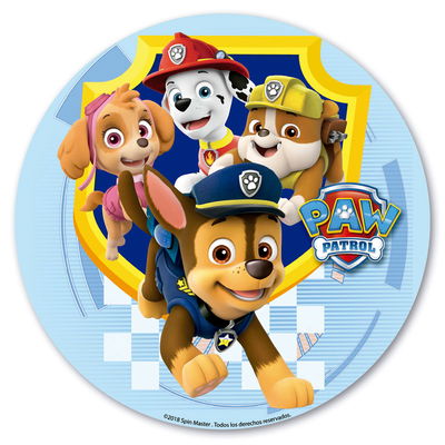 236017-6 DISCOS COMESTIBLES PAW PATROL 20CM_1