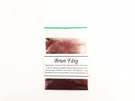 Livsmedelsfärg - Brun