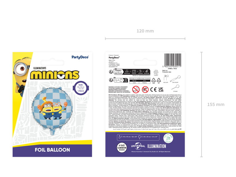 Folieballong Minions