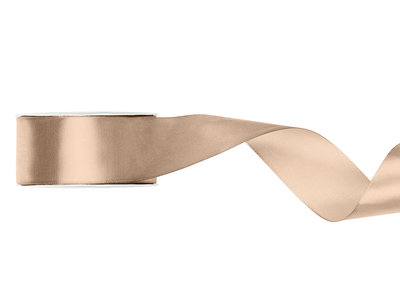 Satinband Persikofärg