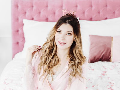 Diadem Bride Roséguld