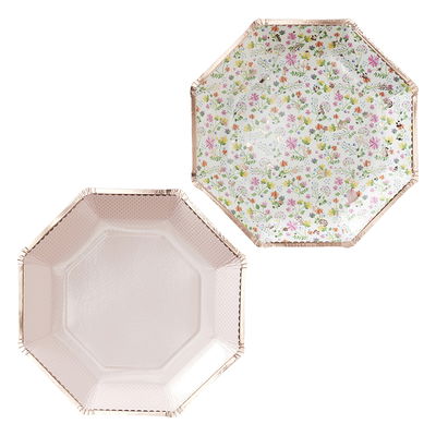 Papptallrikar - Ditsy Floral