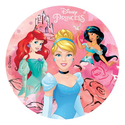 236037-DISCOS COMESTIBLES TARTA PRINCESAS ZERO 20CM_1