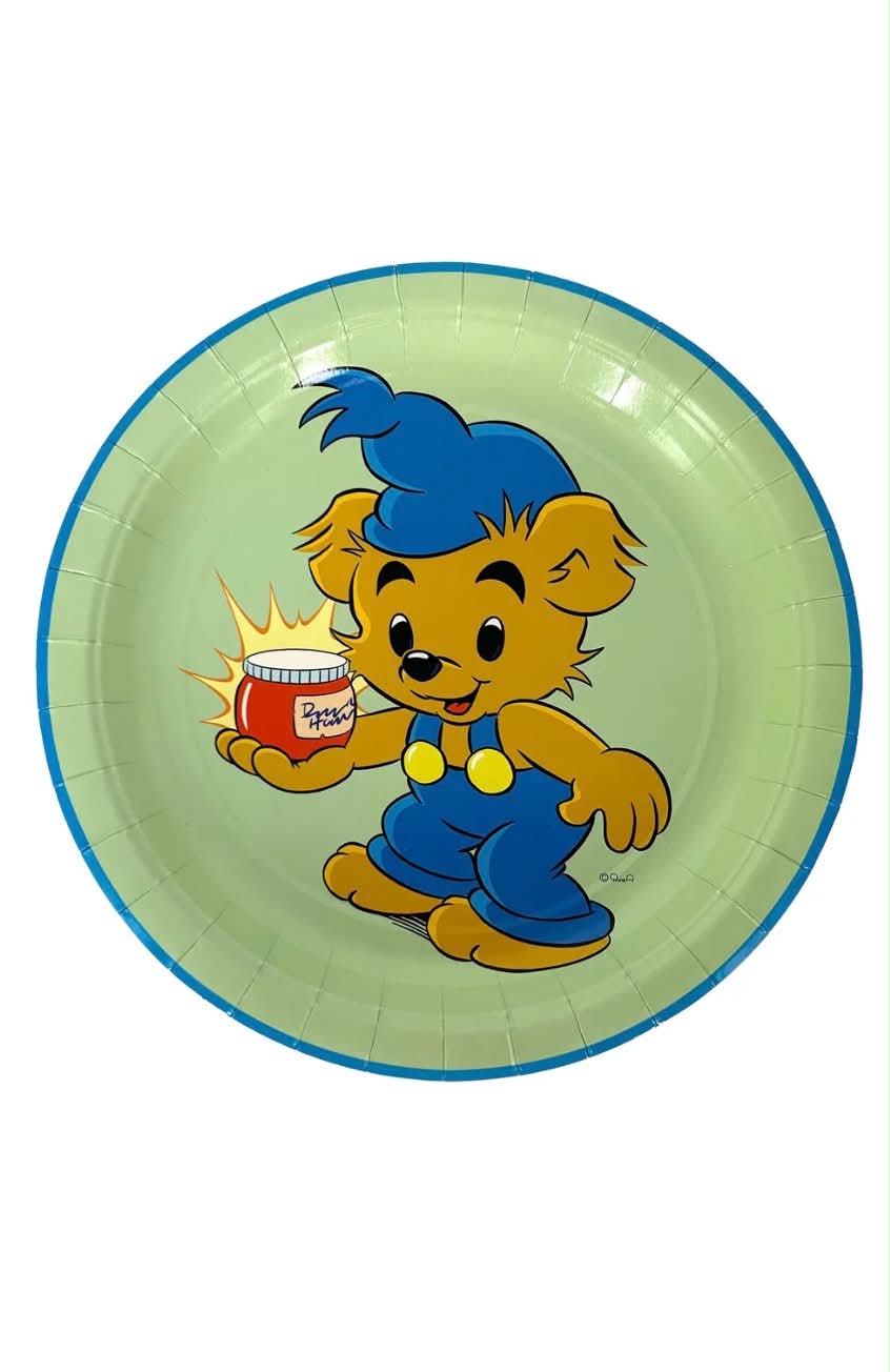 Papptallrikar - Bamse - 8 pack