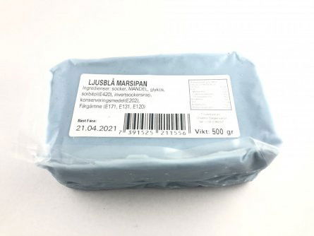 Marsipan - Örebro Bagerivaror - Ljusblå 500gr