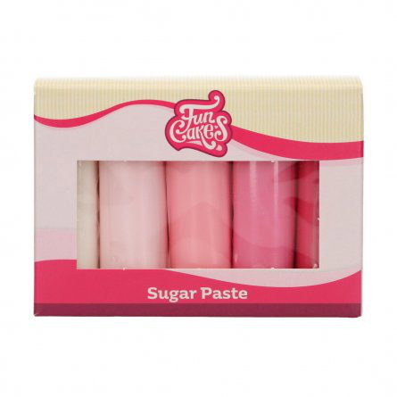 Sockerpasta - Mixpack - Rosa - FunCakes