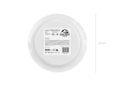 Jurassic World Papperstallrikar 18 cm 6 pack