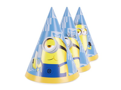Minions Partyhattar 6 pack