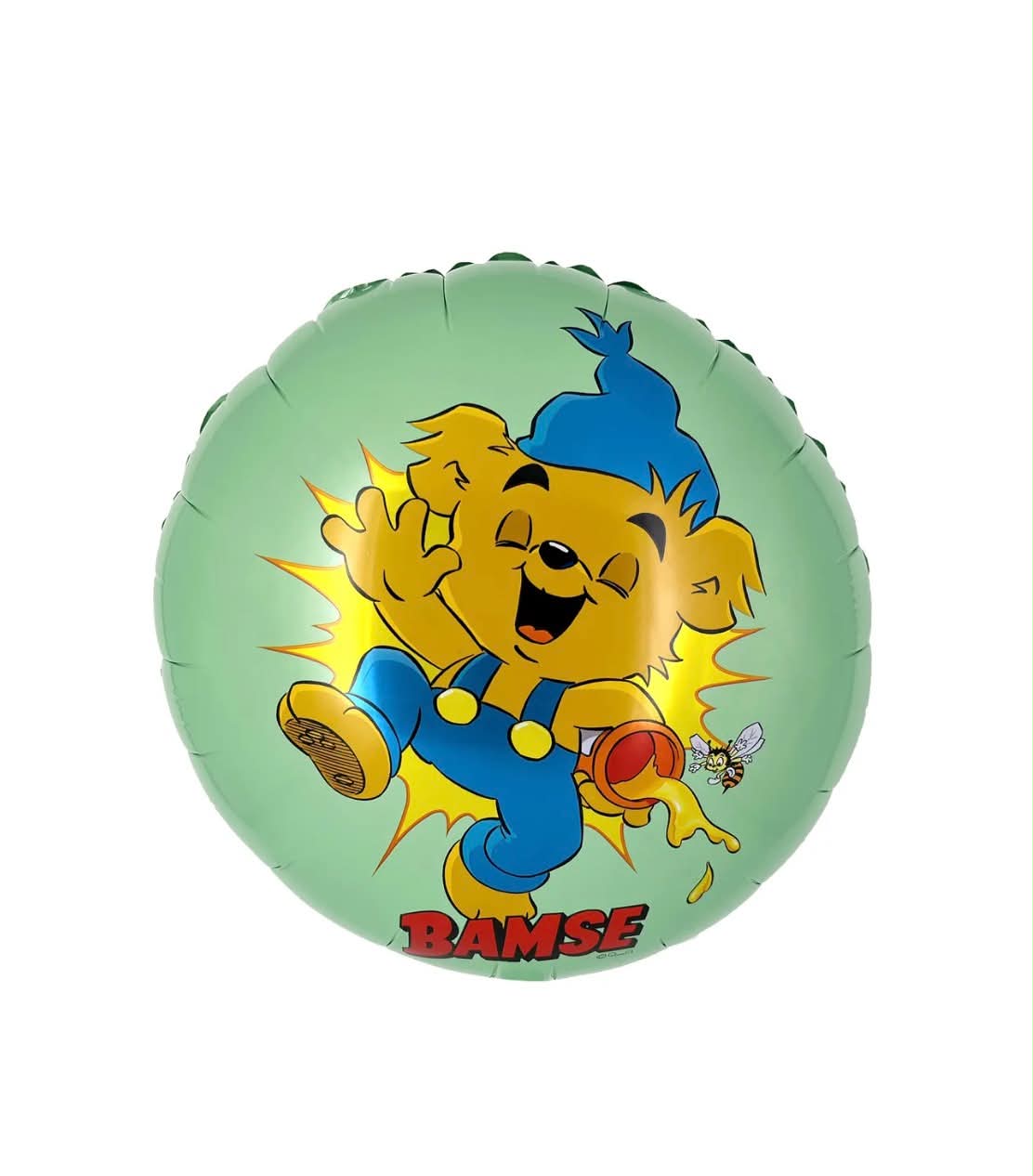 Folieballong - Bamse - Grön
