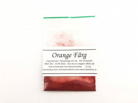 Livsmedelsfärg - Orange
