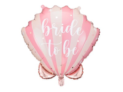 Folieballong Snäcka Bride 52×50 cm