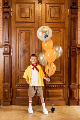 Folieballong Harry Potter Hogwarts vapen – beige, 35 cm