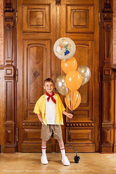 Folieballong Harry Potter Hogwarts vapen – beige, 35 cm