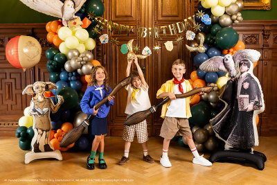 Folieballonger Harry Potter – Nimbus 2000 och gyllene kvicken, 2-pack
