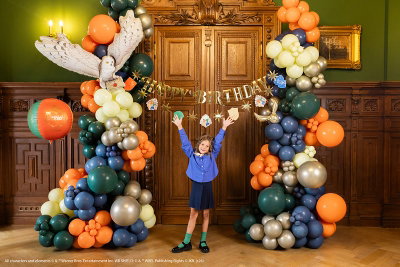 Girlang Harry Potter Happy Birthday – guld, 200 cm