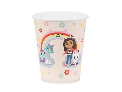 Pappersmuggar Gabbys dockskåp – kattvänner, 250 ml, 6-pack