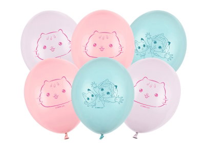 Ballonger Gabbys dockskåp – 27 cm, 6-pack
