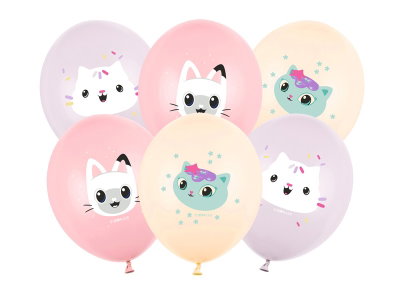 Ballonger Gabbys dockskåp – kattvänner, 30 cm, 6-pack