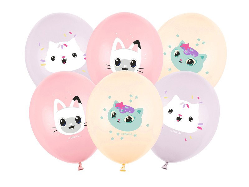 Ballonger Gabbys dockskåp – kattvänner, 30 cm, 6-pack
