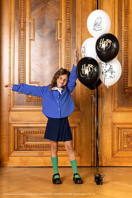 Ballonger Harry Potter – svart och vitt, 30 cm, 6-pack