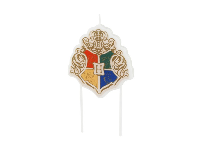 Tårtljus Harry Potter Hogwarts vapen – 6,7 × 7,4 cm