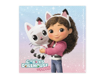 Servetter Gabbys dockskåp – Gabby, 33 × 33 cm, 20-pack