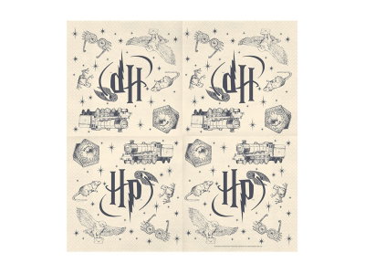 Servetter Harry Potter – beige, 33 × 33 cm, 20-pack