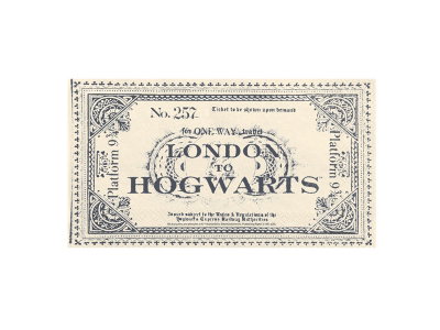 Servetter Harry Potter Hogwarts tågbiljett – 20-pack