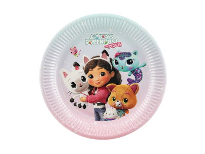 Papperstallrikar Gabbys dockskåp – Gabby, 23 cm, 6-pack