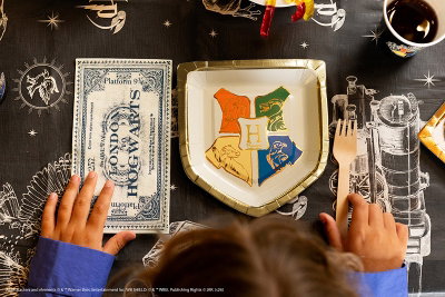 Papperstallrikar Harry Potter Hogwarts vapen – 26 × 18 cm, 6-pack