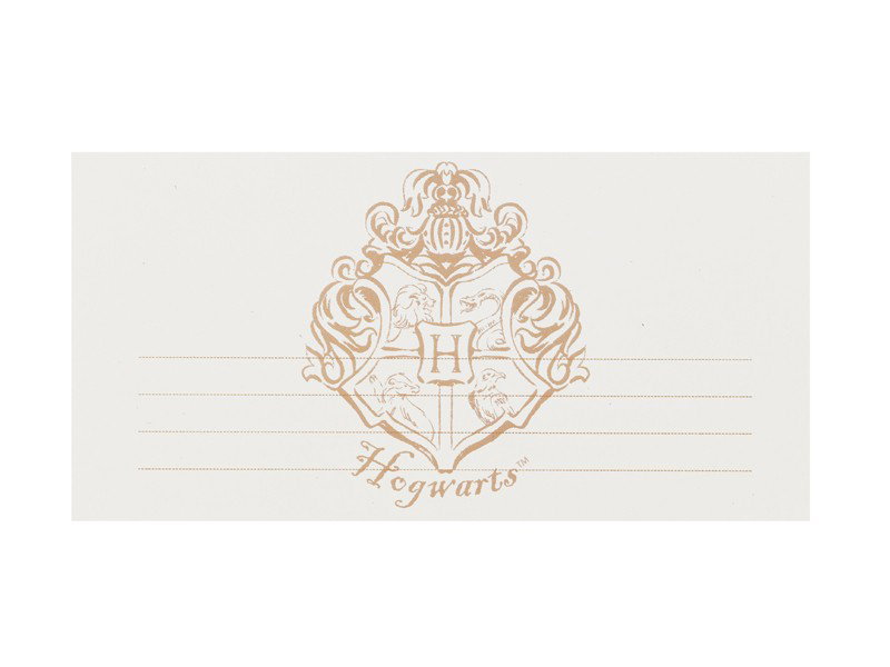 Inbjudningskort Harry Potter Hogwarts vapen – 6-pack