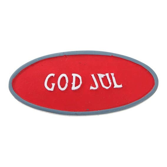 Nissedörr - God Jul Skylt