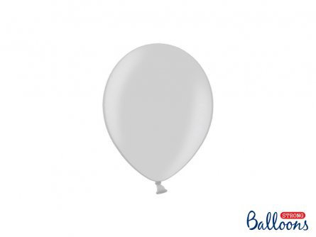 Miniballonger - Metallic Silver Snow
